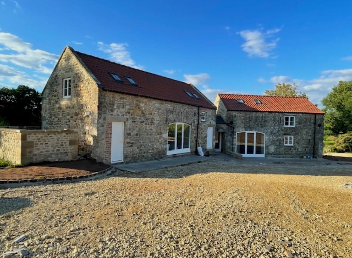 New build under construction near Ripon