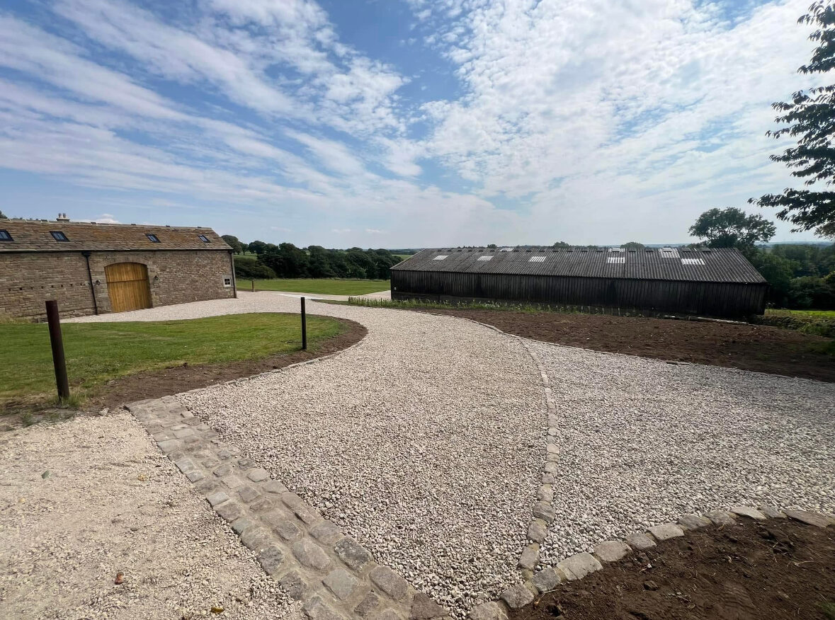 Block paved driveway and access